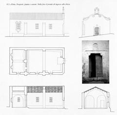 Pianta chiesa Sa Itria